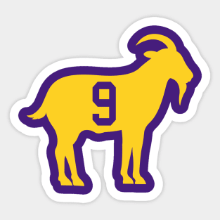 Joe Burrow Goat #9 Sticker